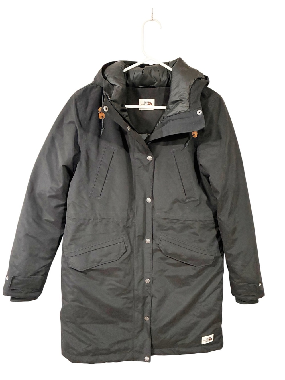 The North Face Women's Snow Down Parka. Black Size Medium
